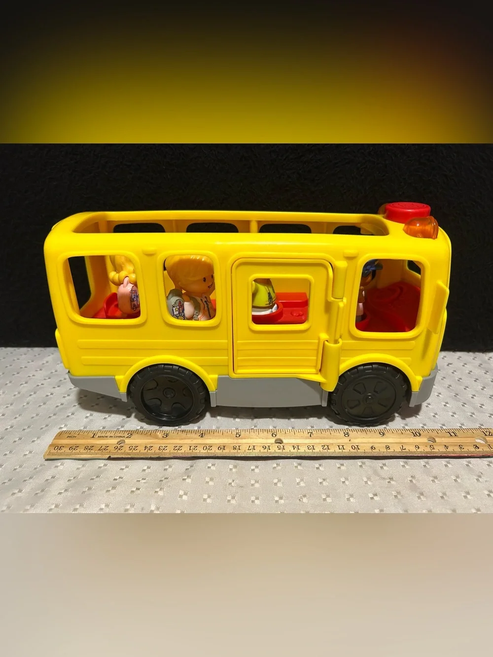 Fisher Price Little People Sit With Me School Bus Toy Figures Collection Works